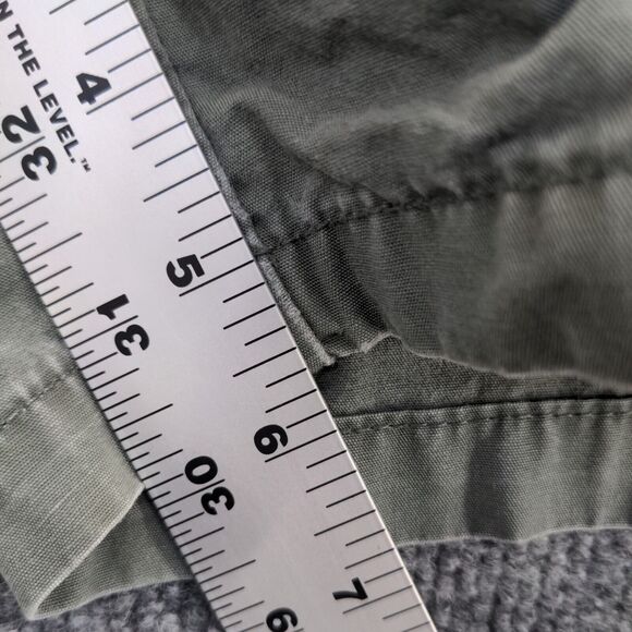 Old Navy Womens Chino Shorts Gray Size 12 Slash Pockets Cotton - Picture 5 of 11